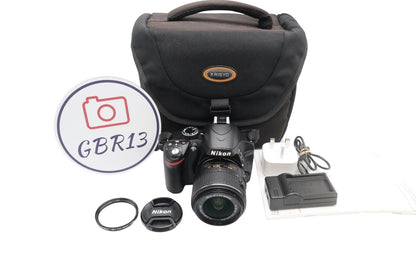 Nikon D3200 DSLR Camera 24.2MP with 18-55mm, Shutter Count 2456 V.G. REFURBISHED