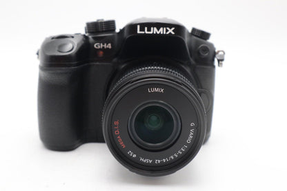Panasonic GH4 Mirrorless Camera 16MP 4K with 14-42mm Lens, Shutter Count 2625