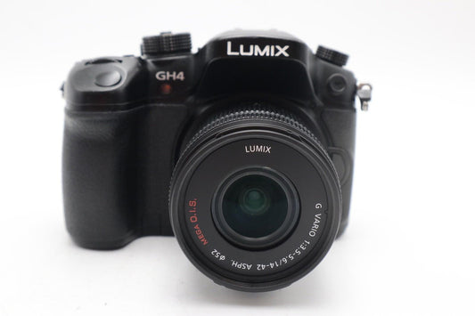 Panasonic GH4 Mirrorless Camera 16MP 4K with 14-42mm Lens, Shutter Count 2625