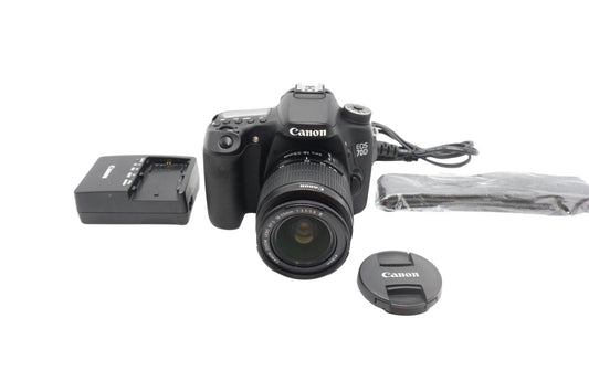 Canon 70D DSLR Camera 20.2MP with 18-55mm, Shutter Count 5351, V. G. REFURBISHED