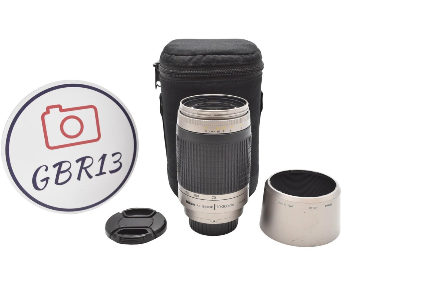 Nikon 70-300mm Telephoto Lens F4.0-5.6 G Nikkor AF Full Frame, Good Condition