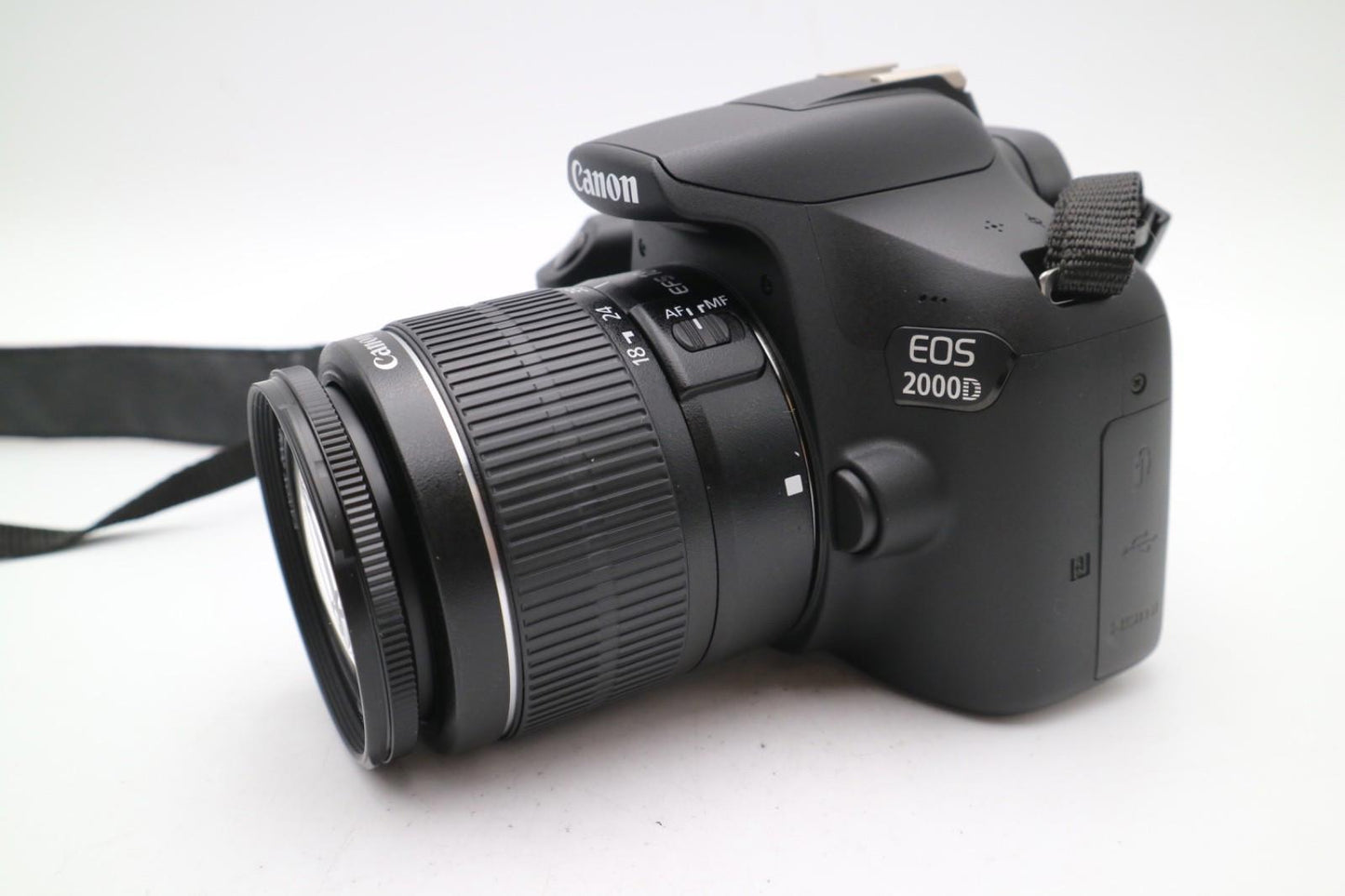 Canon 2000D DSLR Camera 24.1MP with 18-55mm, Shutter Count 302 REFURBISHED