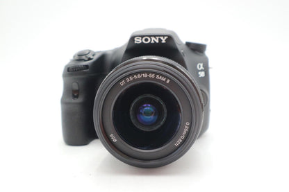 Sony A58 DSLR Camera 20.1MP with 18-55mm , Shutter Count 329, 1 Year Warranty