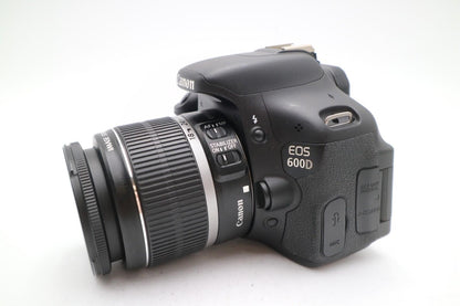 Canon 600D DSLR Camera 18MP + 18-55mm Lens Kit | VG Refurbished | 12M Warranty