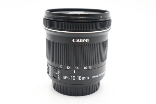 Canon 10-18mm Wide-Angle Lens F/4.5-5.6 IS STM, Stabilised, Good Condition