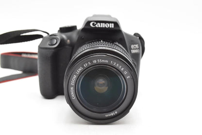 Canon 1300D DSLR Camera 18.0MP with 18-55mm Shutter Count 2821 Good REFURBISHED