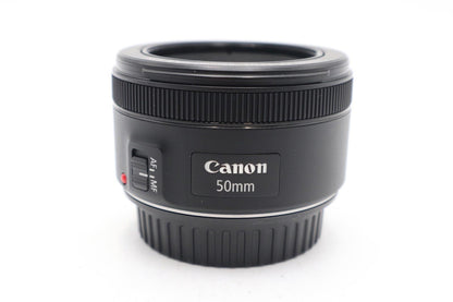Canon 50mm Prime Lens f/1.8 STM EF Sharp, Portrait, Full Frame, Good REFURBISHED