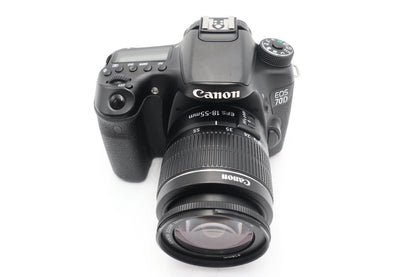 Canon 70D DSLR Camera 20.2MP with 18-55mm, Shutter Count 20817, Good Condition