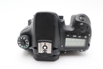 Canon 70D DSLR Camera 20.2MP Body Only, Shutter Count 18942, Good Condition