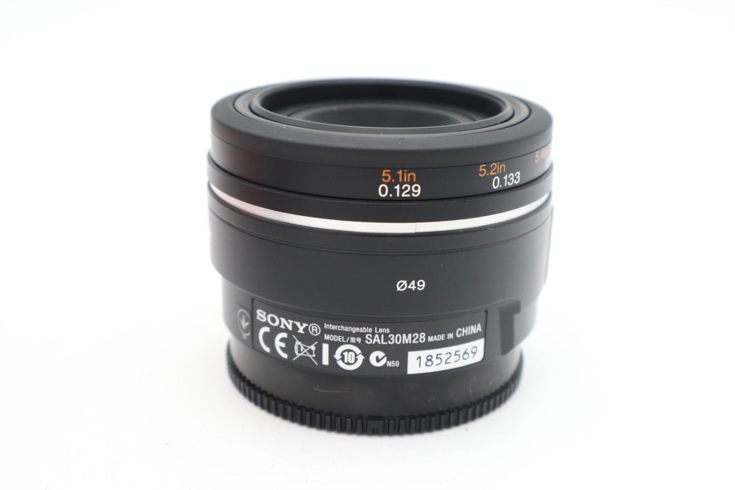 Sony 30mm Macro Lens f/2.8 SAM, Fixed, Very Sharp, Very Good REFURBISHED