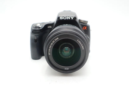 Sony A55 Camera DSLR 16.2MP with 18-55mm, 6209 Photos Taken, Good Condition