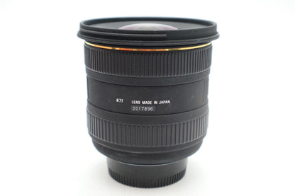 Sigma 10-20mm Lens F4-5.6 EX HSM DC AF Wide Angle for Nikon DX, Good Condition