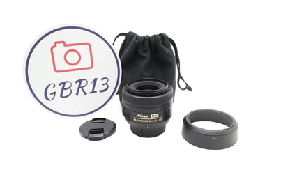 Nikon 35mm Prime Lens F1.8G AF-S DX SWM Very Sharp Portrait, Good REFURBISHED