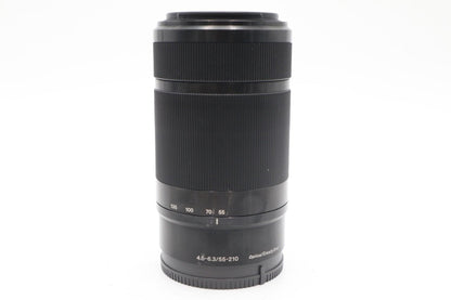 Sony 55-210mm Telephoto Lens F4.5-6.3 OSS for Sony E-Mount, SEL55210, Good Cond.
