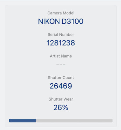 Nikon D3100 DSLR Camera 14.2MP with 18-55mm, Shutter Count 26469, Good Condition
