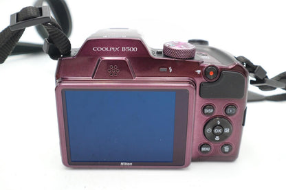 Nikon B500 Bridge Camera 16MP 40x Optical Zoom Bluetooth Wi-Fi V. G. REFURBISHED