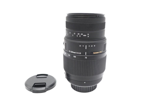 Sigma 70-300mm f/4-5.6 Lens Telephoto Macro for Nikon, Good Condition