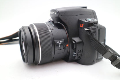 Sony Alpha A290 Camera DSLR 14.2MP with 18-55mm, Shutter Count 4293, Good Cond.