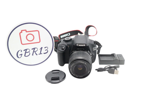 Canon EOS 1200D Camera DSLR 18MP with 18-55mm, Shutter Count 1853, V. Good Cond.