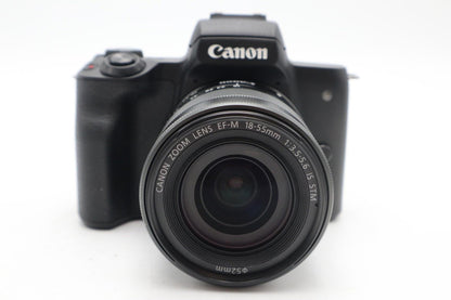 Canon M50 24MP Camera kit with 18-55mm STM Lens, 1000 Shutter Count REFURBISHED