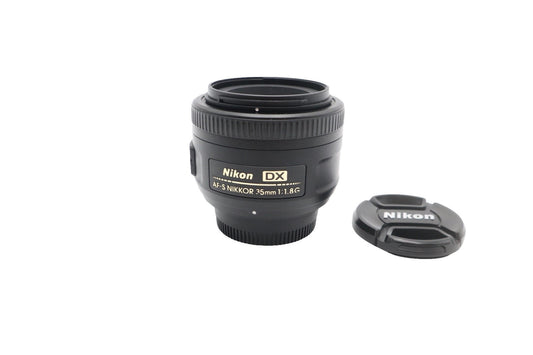 Nikon 35mm Prime Lens F1.8G AF-S DX SWM Very Sharp Portrait, V. Good REFURBISHED