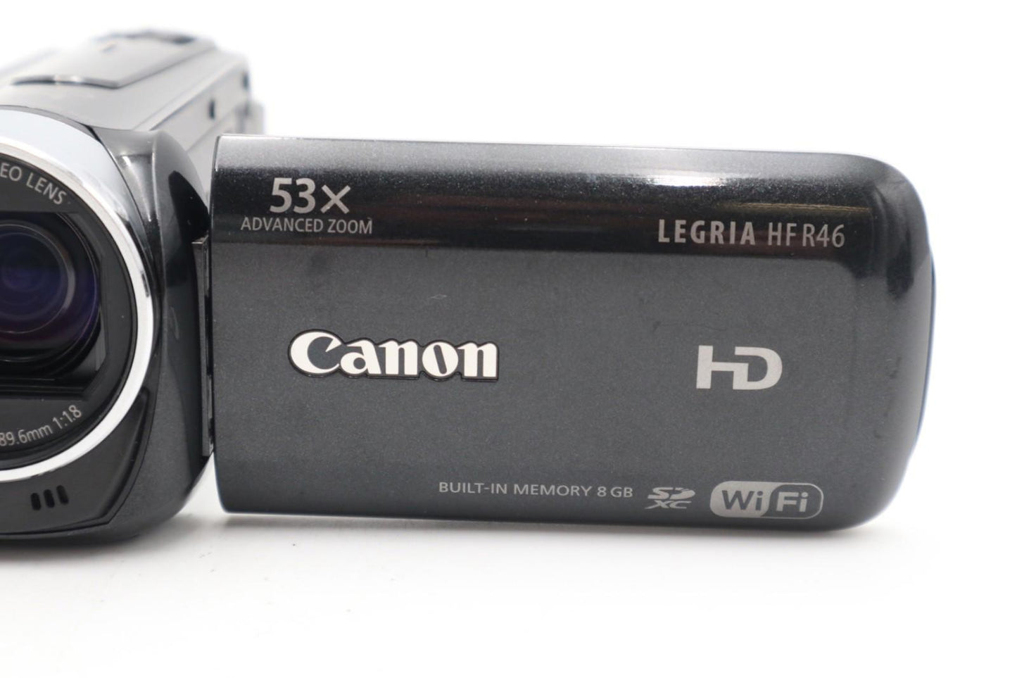 Canon Legria HF R46 Camcorder, FULL HD, 53X Zoom, Wi-Fi, 8GB Memory, REFURBISHED