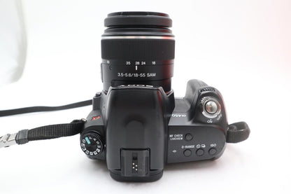Sony A450 DSLR Camera 14.2MP with 18-55mm, Shutter Count 1654, Good Condition