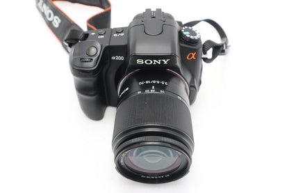 Sony Alpha A200 Camera DSLR 10.2MP with 18-70mm Lens, Good Condition