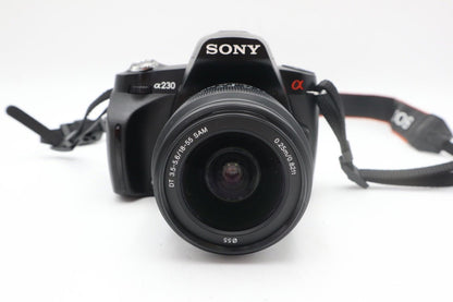 Sony Alpha A230 Camera DSLR 10.2MP with 18-55mm, Shutter Count 785, REFURBISHED