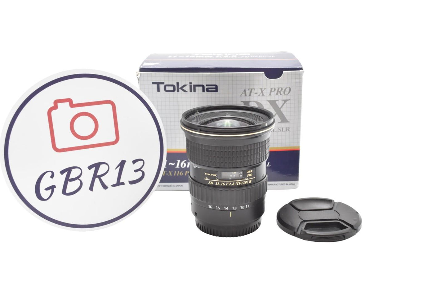 Tokina 11-16mm Super-Wide-Angle Lens f/2.8 DX AT-X Pro II for Canon, Fair Cond.