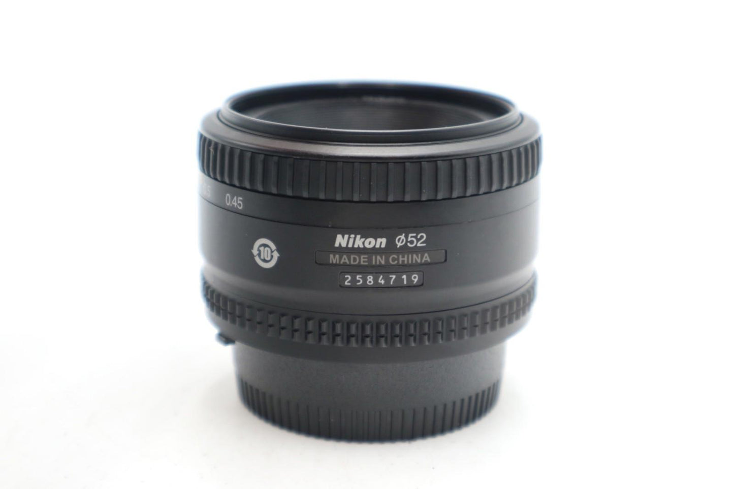 Nikon 50mm F1.8D Lens AF Nikkor Sharp Portrait, Fixed Prime, Good Condition