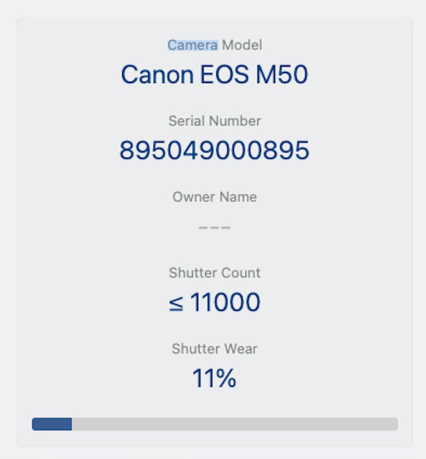 Canon M50 24MP Camera kit with 15-45mm STM Lens, 11000 Shutter Count REFURBISHED