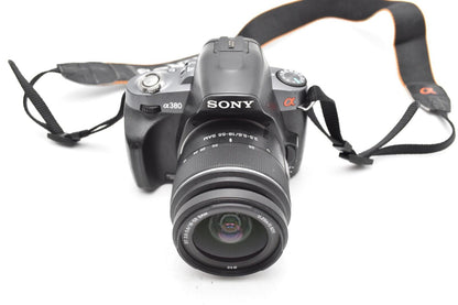 Sony A380 DSLR Camera 14.2MP with 18-55mm, Shutter Count 9044, Fair Condition