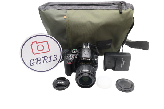 Nikon D3400 DSLR Camera 24.2MP with 18-55mm, Shutter Count 13308, G. REFURBISHED