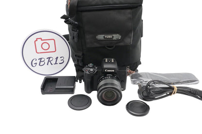 Canon M50 24MP Camera kit with 18-55mm STM Lens, 1000 Shutter Count REFURBISHED