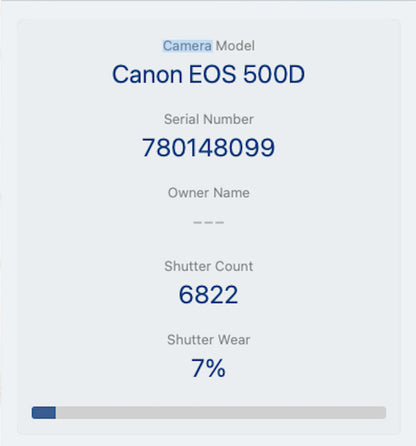 Canon 500D Camera DSLR 15.1MP with 18-55mm, Shutter Count 6822, Good Condition