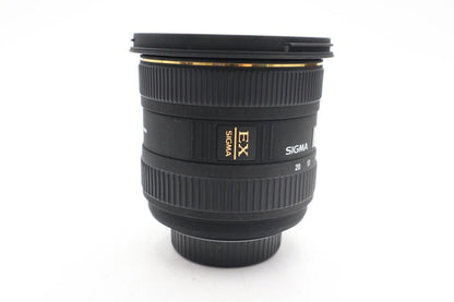Sigma 10-20mm Lens F4-5.6 EX HSM DC AF Wide Angle for Nikon DX, Good REFURBISHED
