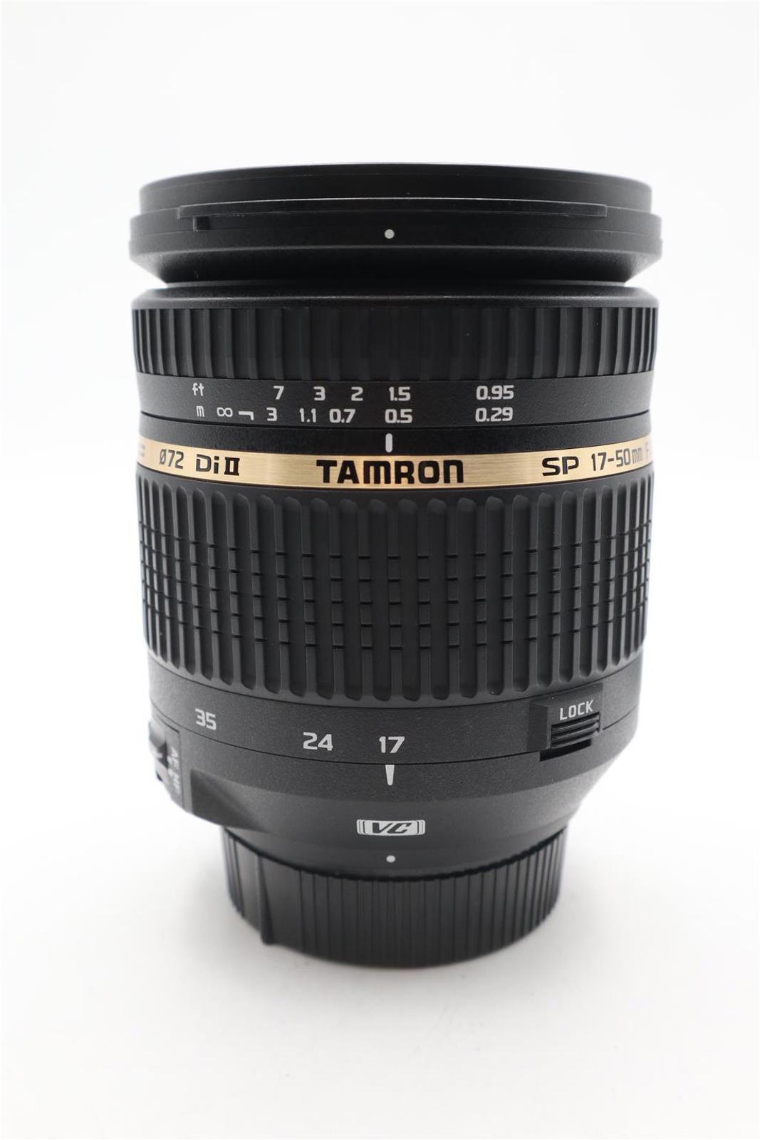 Tamron 17-50mm All-Around Lens f/2.8 VC, B005, Stabilised for Nikon, V.G REFURB