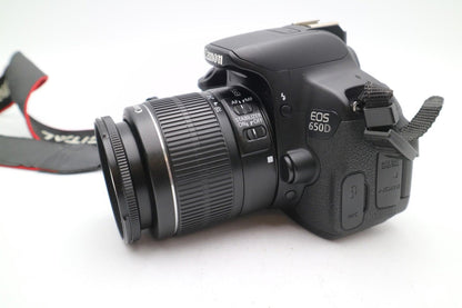 Canon 650D DLSR Camera 18.0MP with Canon 18-55mm, Shutter Count 10466, Good Cond