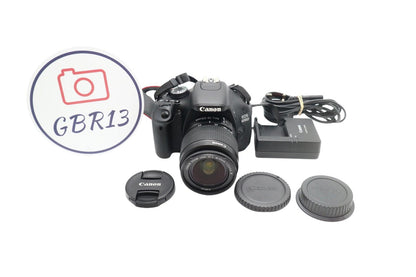 Canon 600D DSLR Camera 18MP with 18-55mm, Shutter Count 8303, V. Good Condition