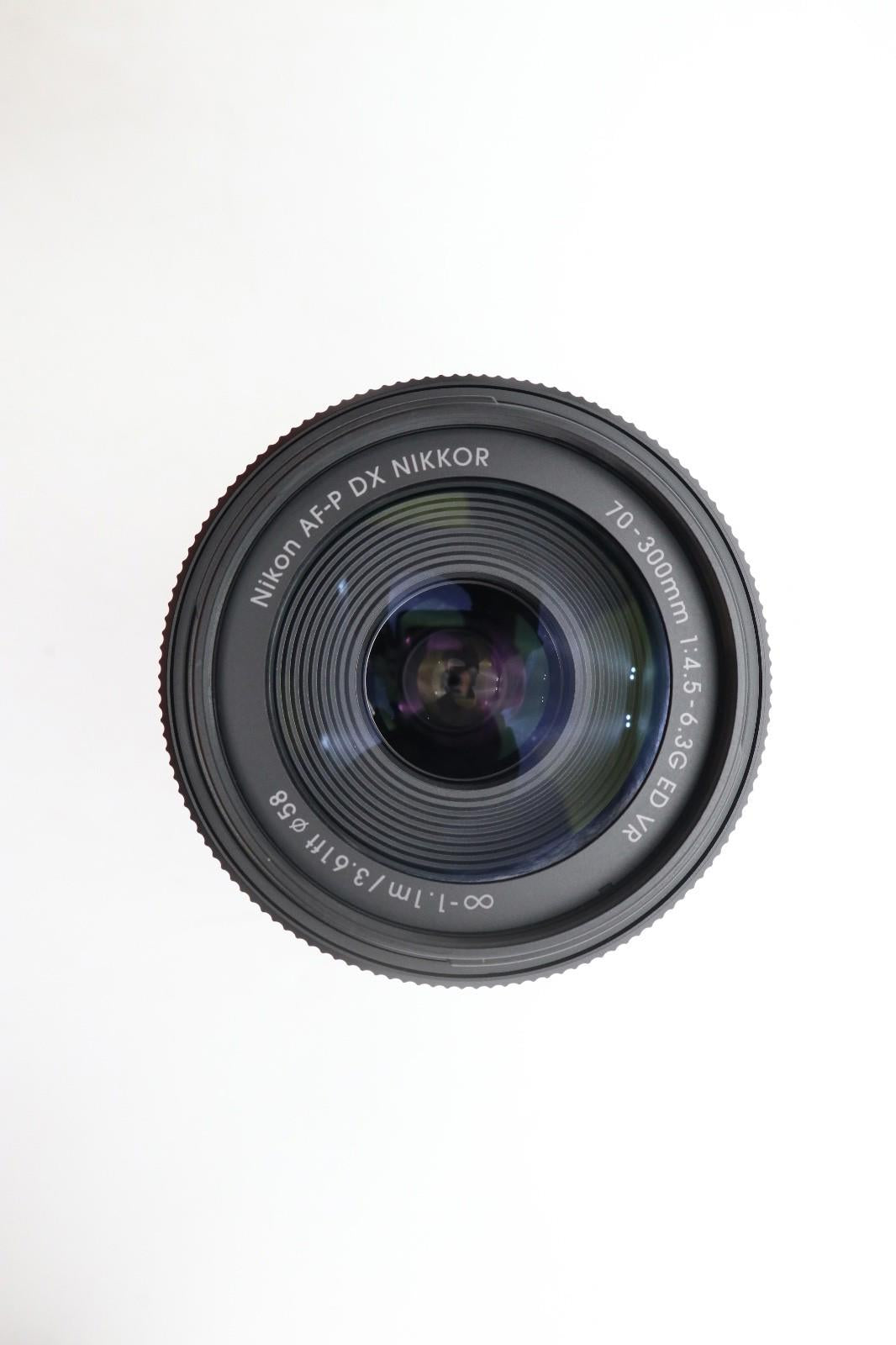 Nikon 70-300mm Telephoto Lens F/4.5-6.3 G ED DX VR, AF-P, Very Good REFURBISHED