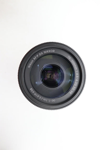 Nikon 70-300mm Telephoto Lens F/4.5-6.3 G ED DX VR, AF-P, Very Good REFURBISHED
