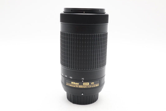 Nikon 70-300mm Telephoto Lens F/4.5-6.3 G ED DX VR, AF-P, Very Good REFURBISHED