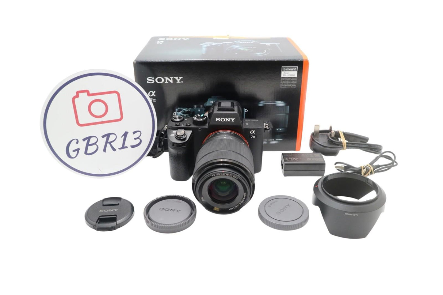 Sony Alpha A7 Mark II Mirrorless Camera 24.3MP with 28-70mm, Shutter Count 1717