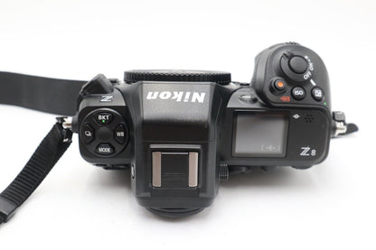Nikon Z8 Mirrorless Camera 45.7MP Body Only, Shutter Count 5540 V.G. REFURBISHED
