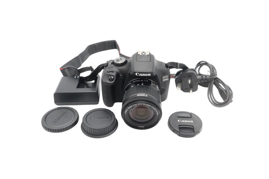 Canon 2000D DSLR Camera 24.1MP with 18-55mm, Shutter Count 9572, Good Condition