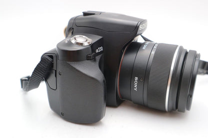 Sony Alpha A230 Camera DSLR 10.2MP with 18-55mm, Shutter Count 16285, Good Cond.