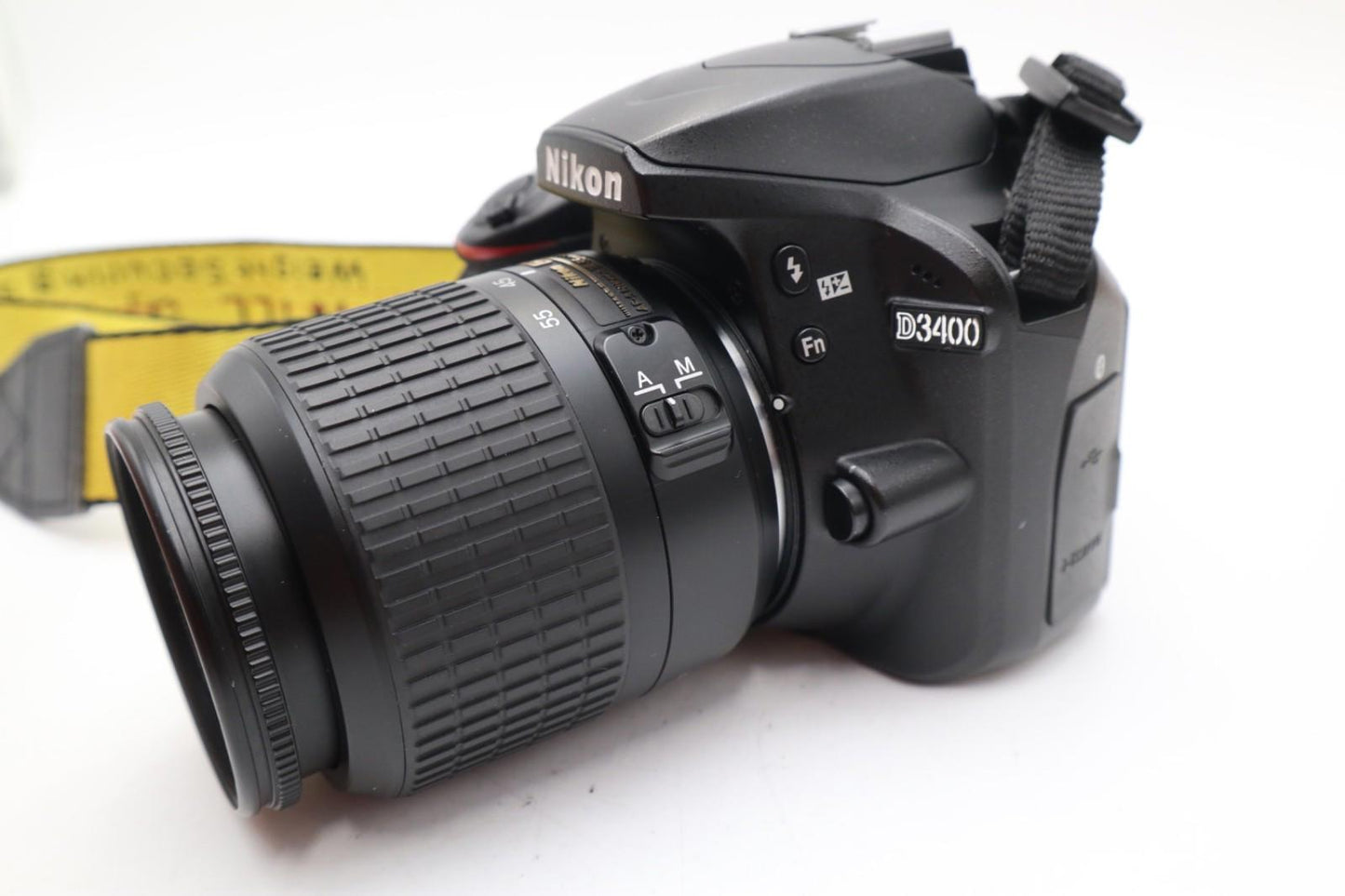 Nikon D3400 DSLR Camera 24.2MP with 18-55mm, Shutter Count 7508, V.G REFURBISHED