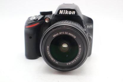 Nikon D3200 DSLR Camera 24.2MP with 18-55mm, Shutter Count 16456, Good Condition