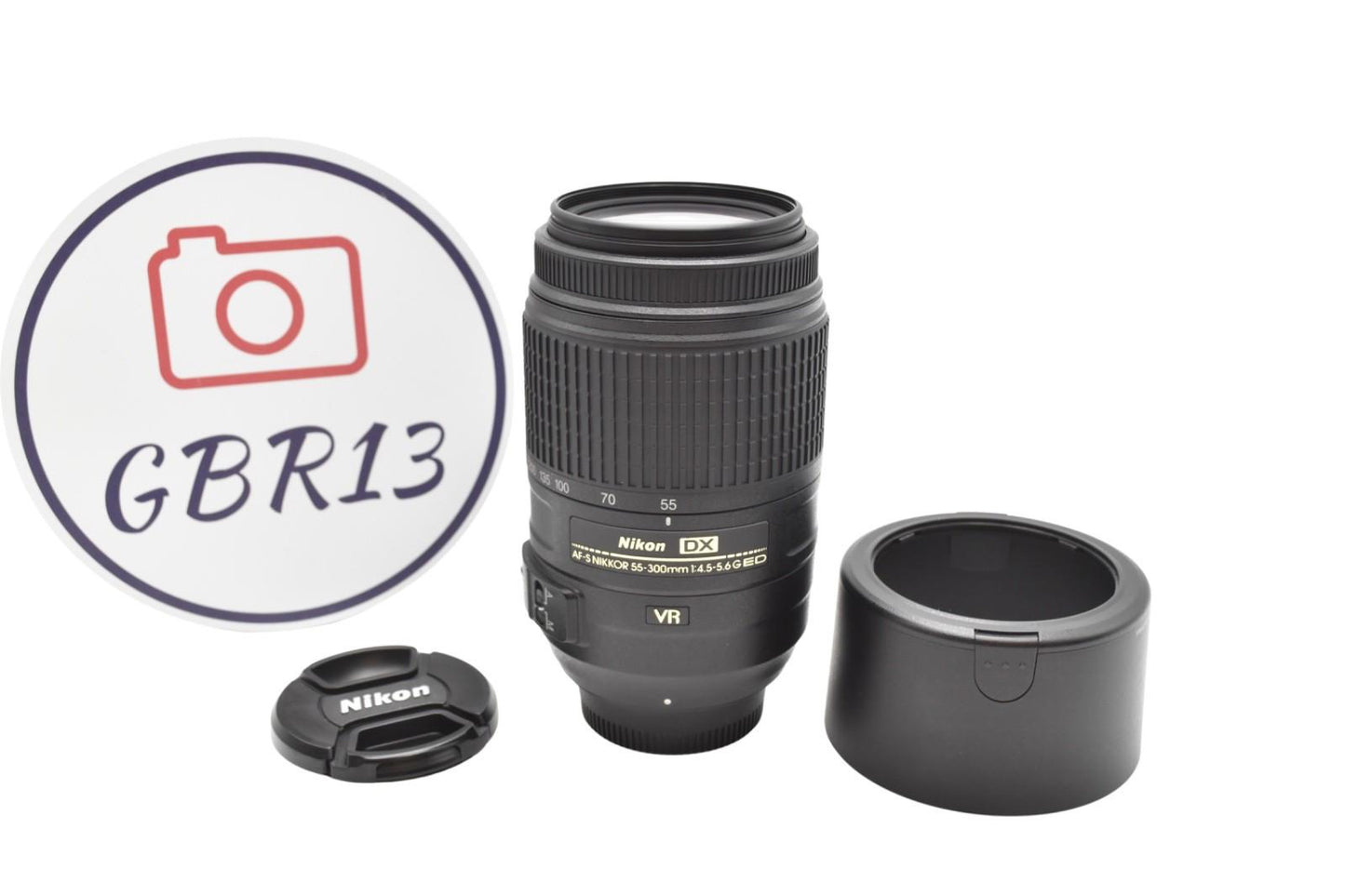 Nikon 55-300mm Telephoto Lens AF-S VR F4.5-5.6 DX G ED Stabilised, REFURBISHED